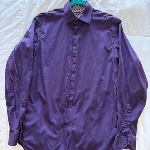 Ben Sherman Men's Purple Shirt - Medium